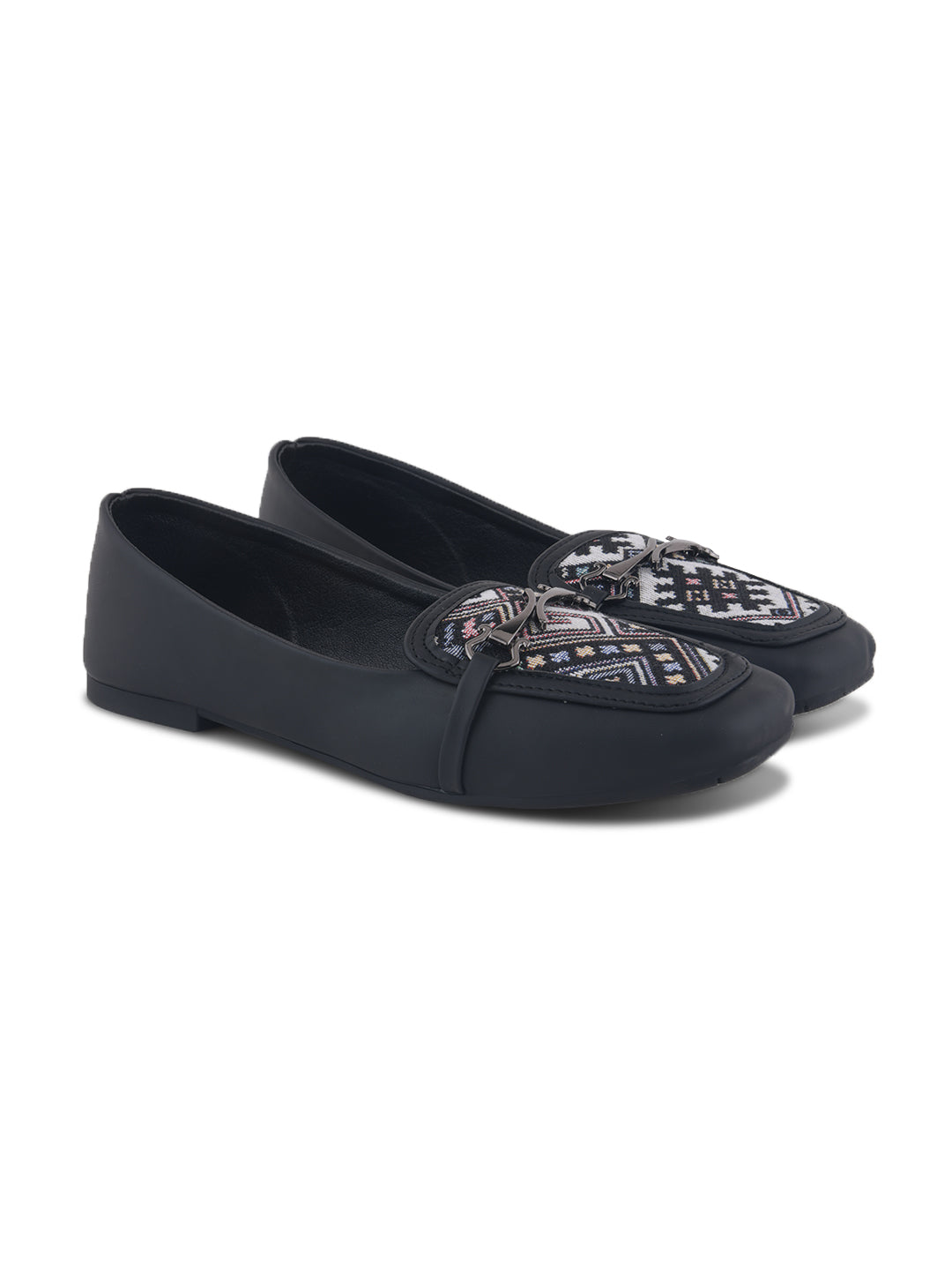 Aztec Weave Horsebit Comfort Loafers