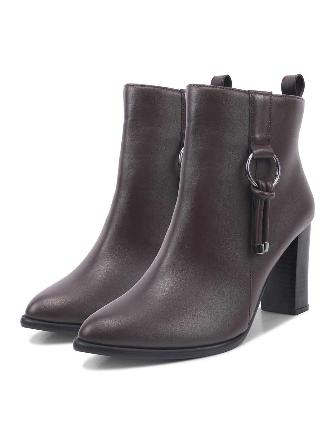 Casual Block Heel Boots