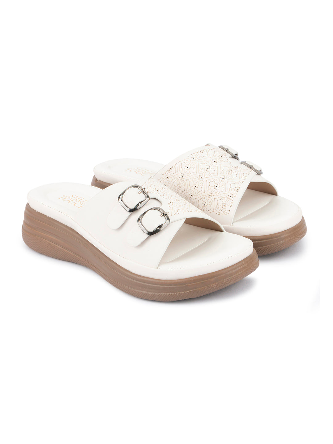 Women Comfort Brown Platform Sandals