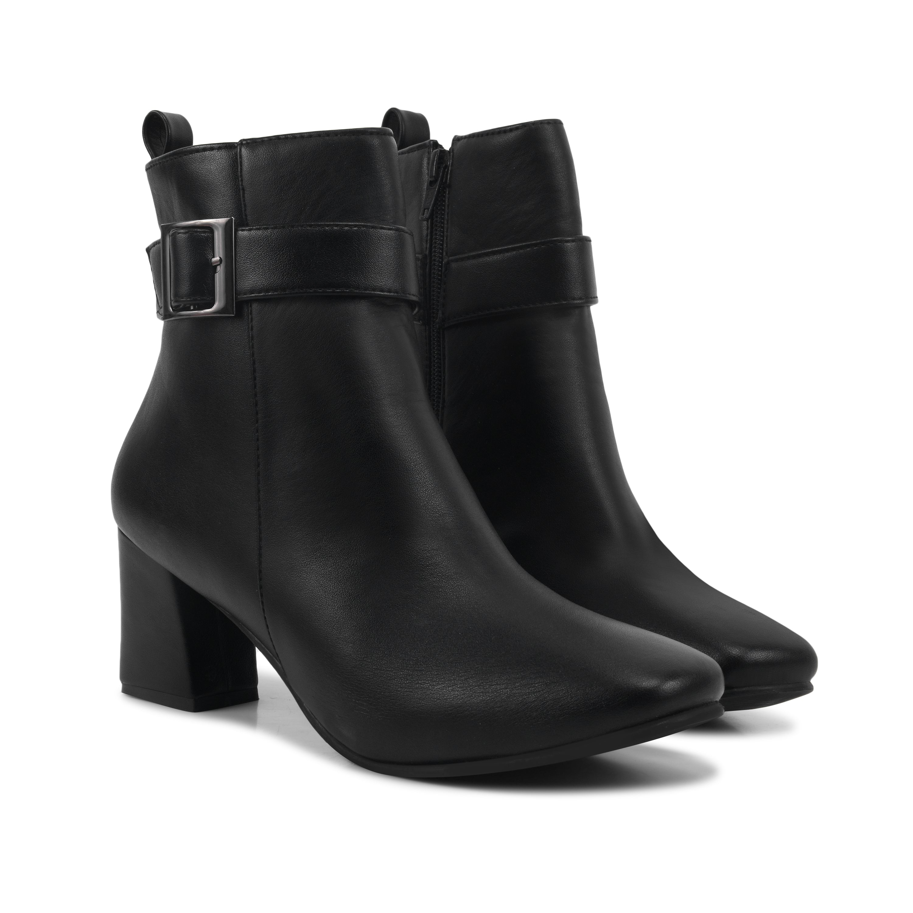 Women Mid Calf Block Heel Regular Casual Boots
