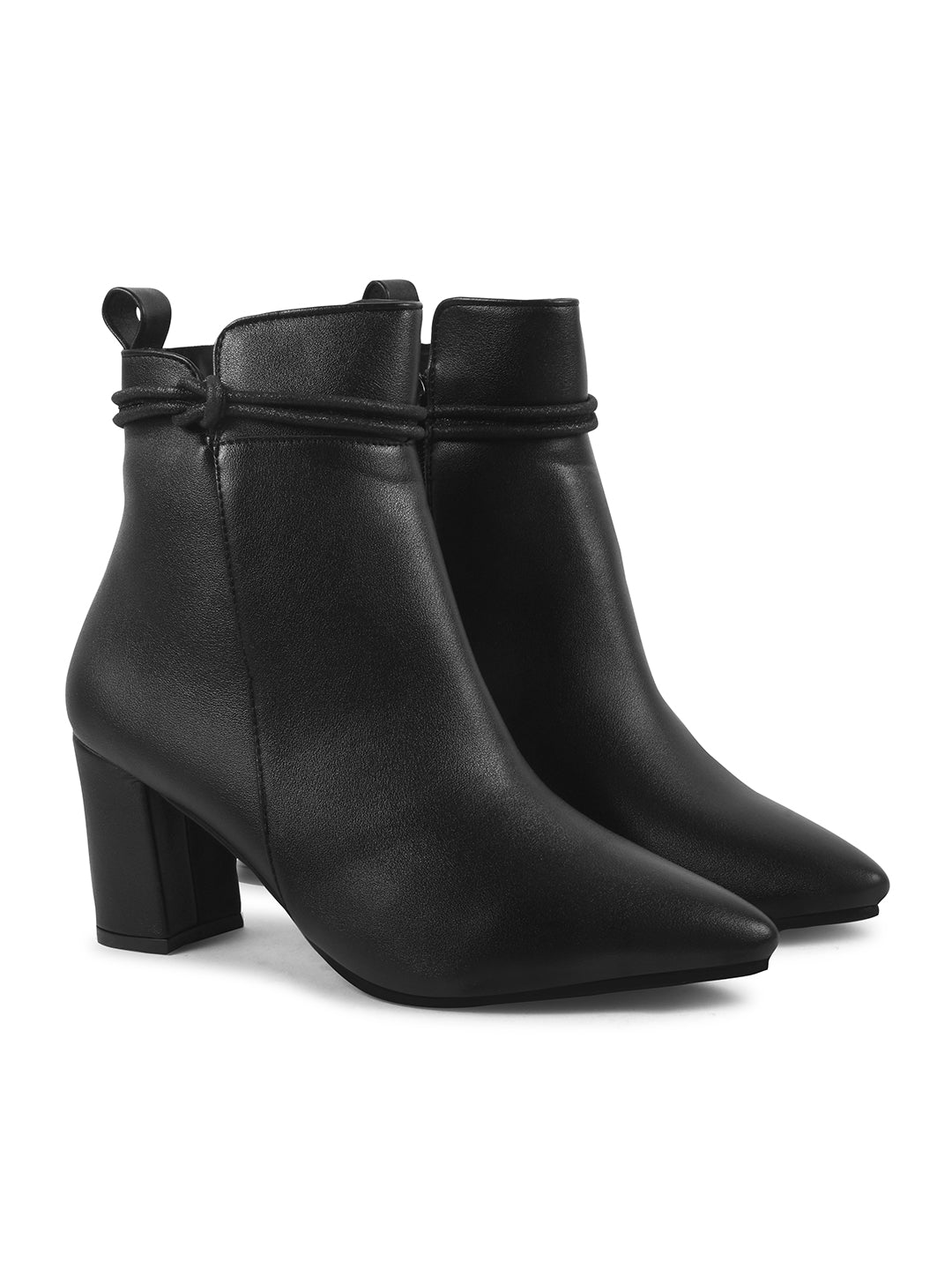Embellished Block Heel Boots