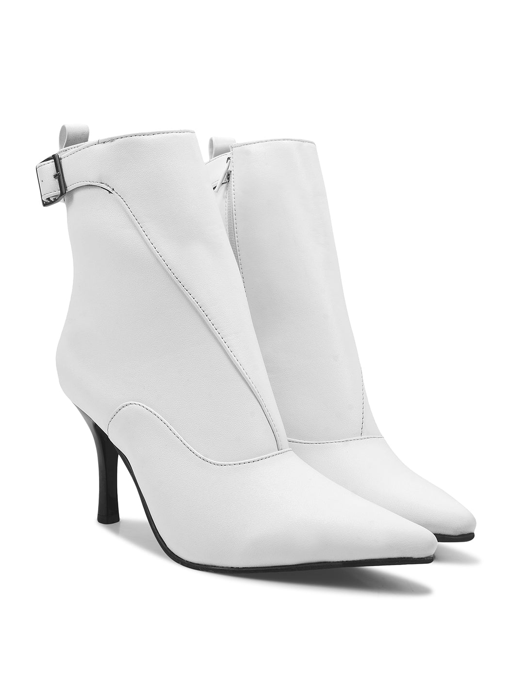 Pointed-Toe Stiletto Ankle Boots for Women