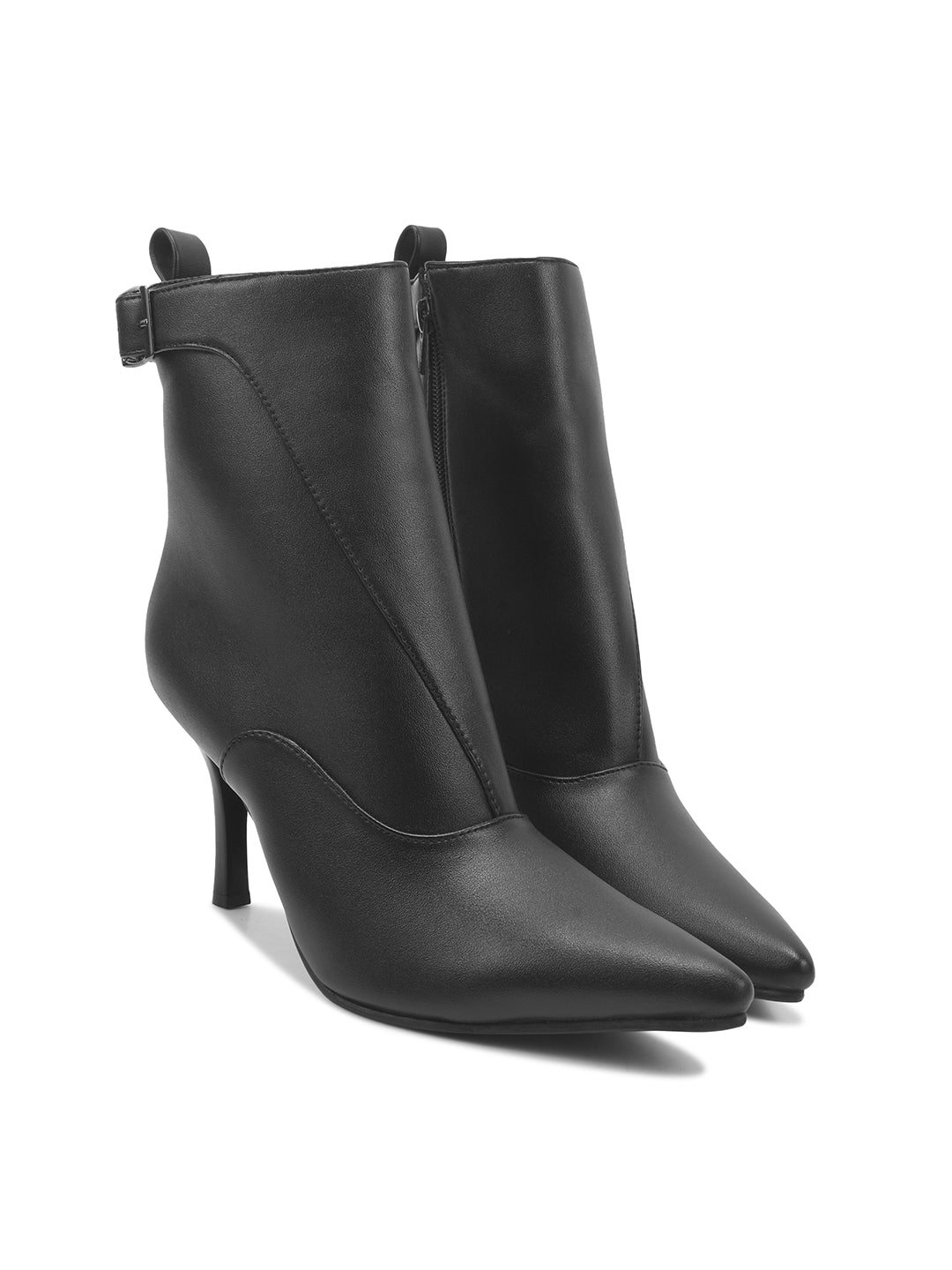 Pointed-Toe Stiletto Ankle Boots for Women