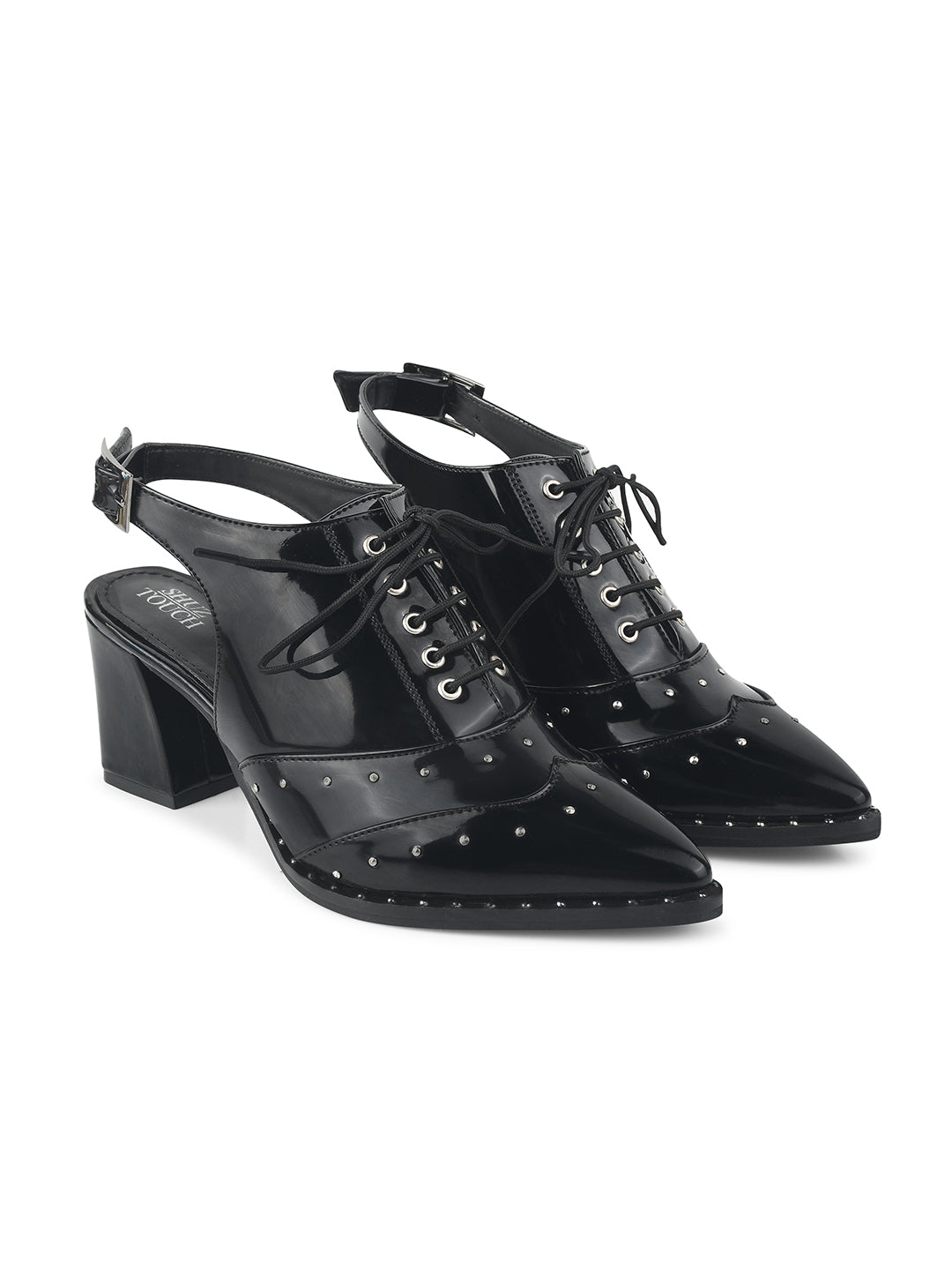 Black Block Heel Shoe
