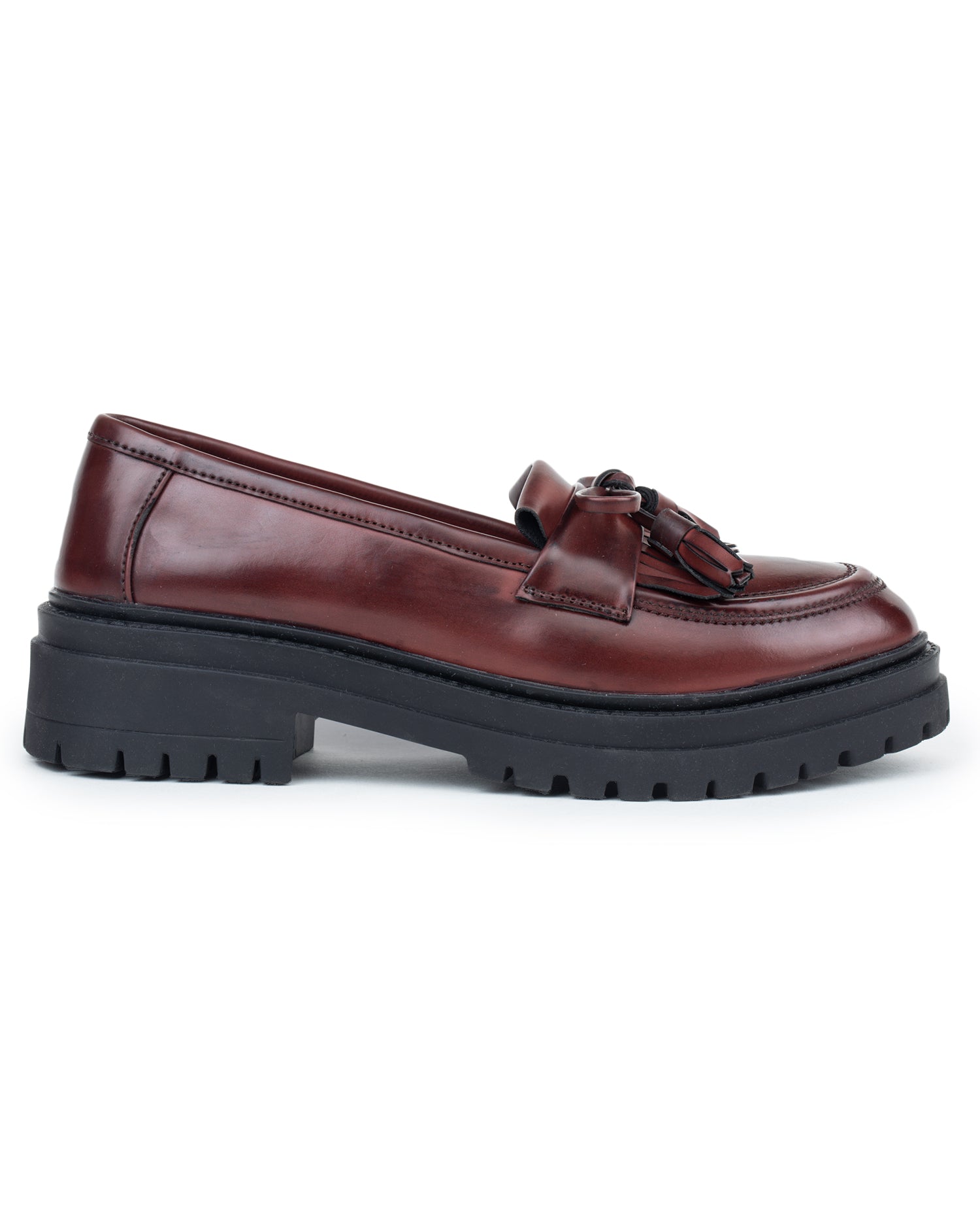 Women Heeled Tassel Loafers