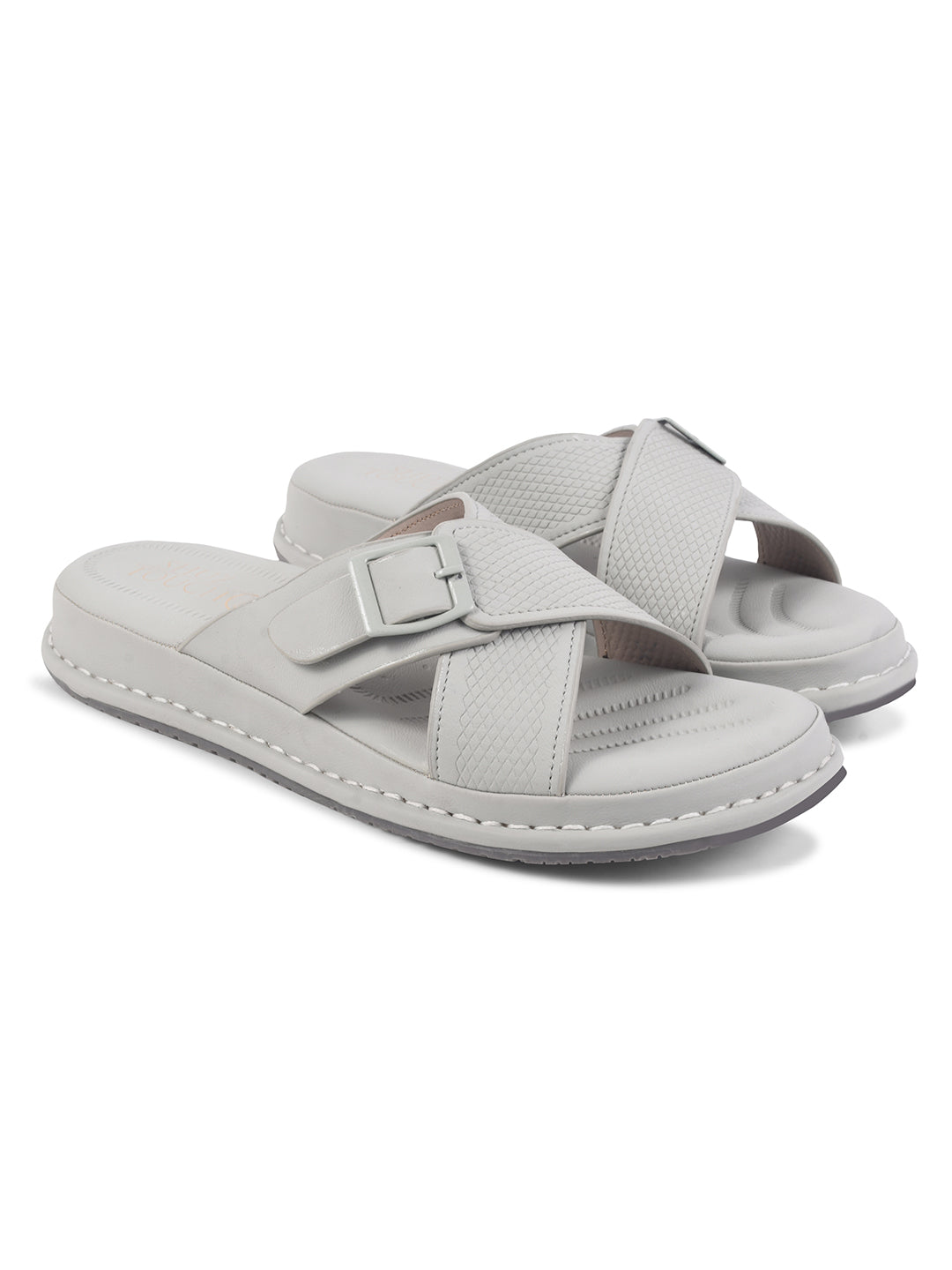 Women Black Slip On Wedge Sandals