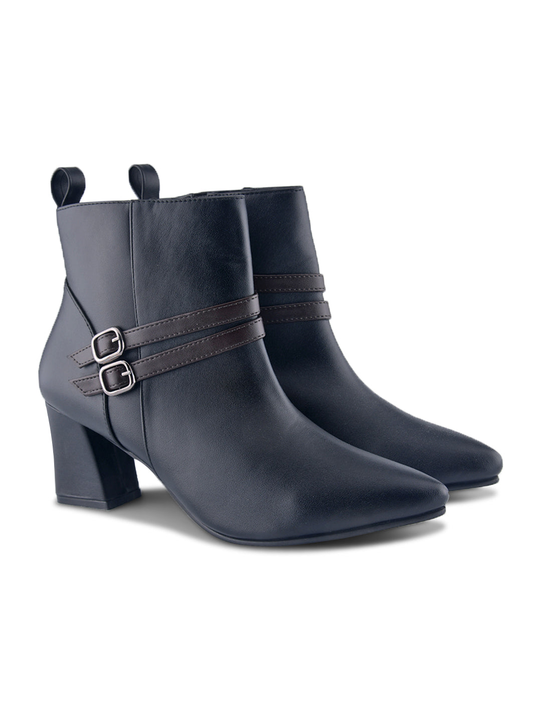 Women Double Strap Casual Boots